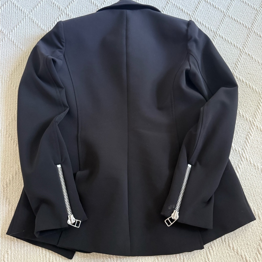 Veronica Beard Black Blazer with Silver Accents - Picture 4 of 6